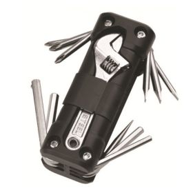 Outdoor Camping Portable Multifunctional Combination Tool (Color: Black, Type: Survival Tool)